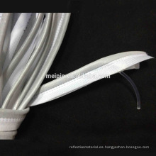 Núcleo de PVC con tubería reflectante de plata Coser bolsa / zapatos / ropa